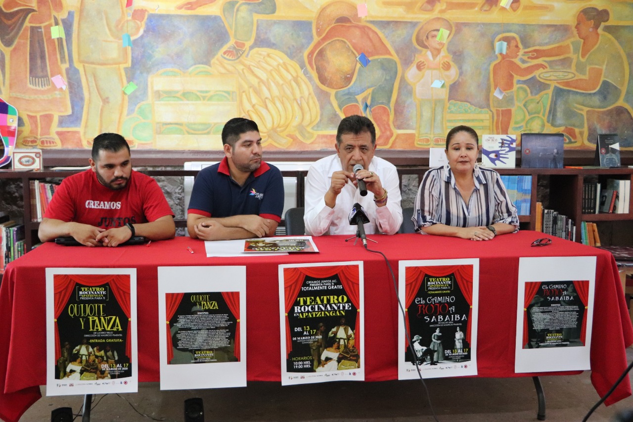 Alcalde y “Creamos Juntos” anuncian el “Teatro Rocinante”