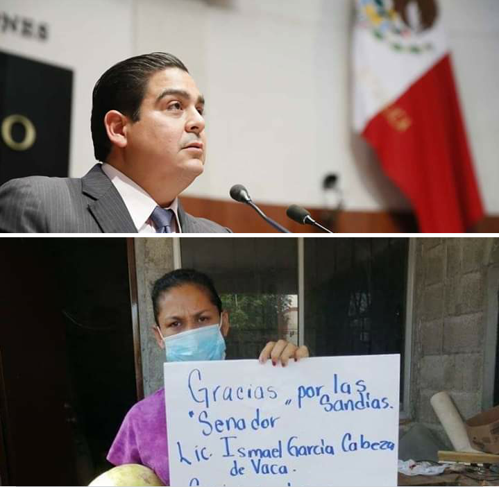 REGALANDO SANDIAS REALIZA CAMPAÑA POLÍTICA ISMAEL GARCIA HERMANO DEL GOBERNADOR EN EL ESTADO DE TAMAULIPAS