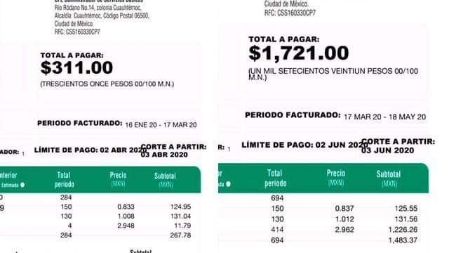 Nacional reportan aumento excesivo en tarifas eléctricas de la CFE