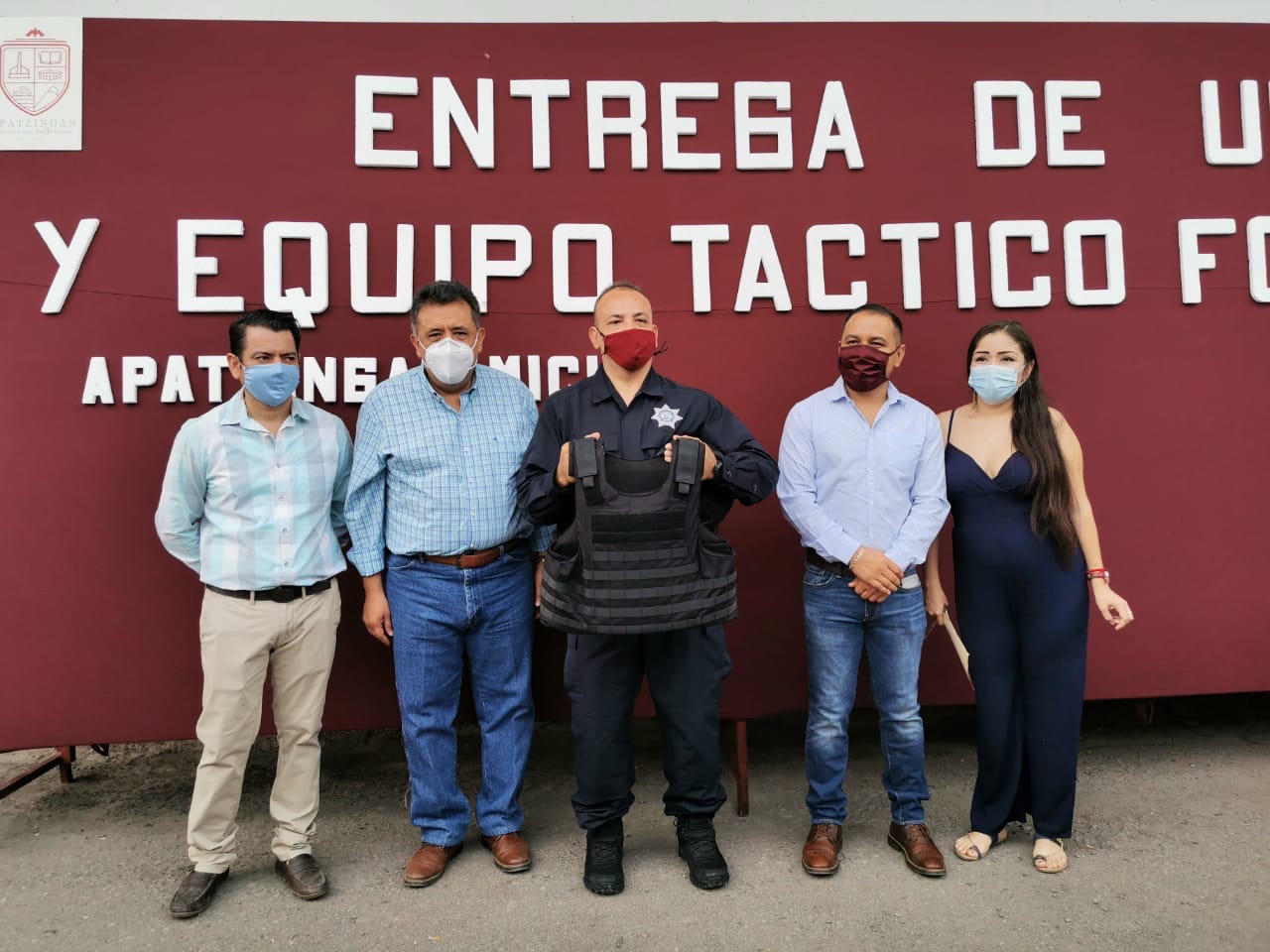 Se refuerza el equipamiento de la Policía Municipal de Apatzingán