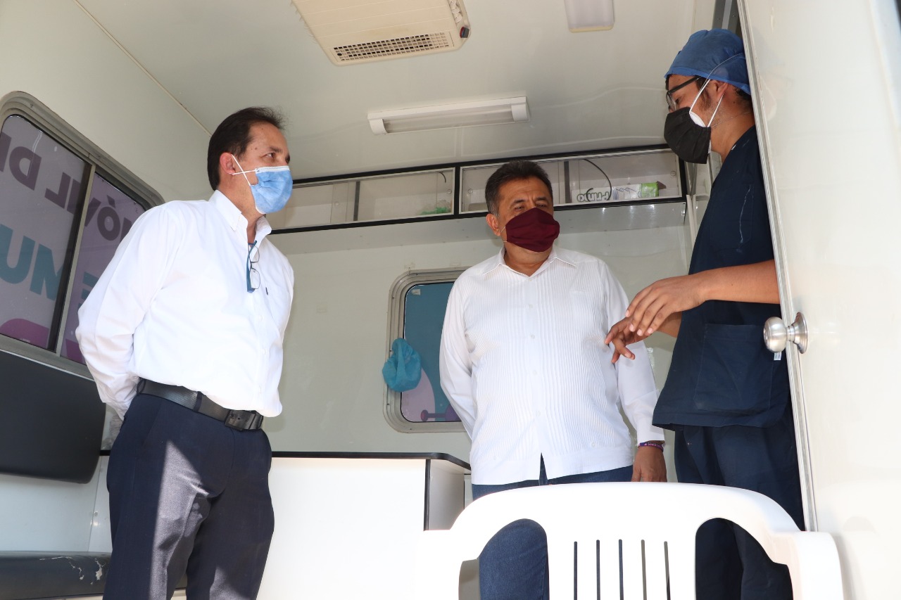 Inauguran Unidad Móvil para detección de Covid-19