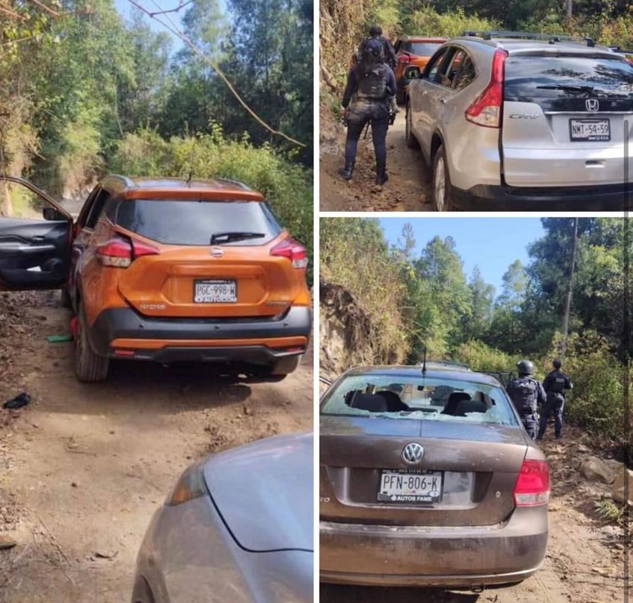 Asegura SSP tres vehículos, armas y cartuchos en Zinapécuaro