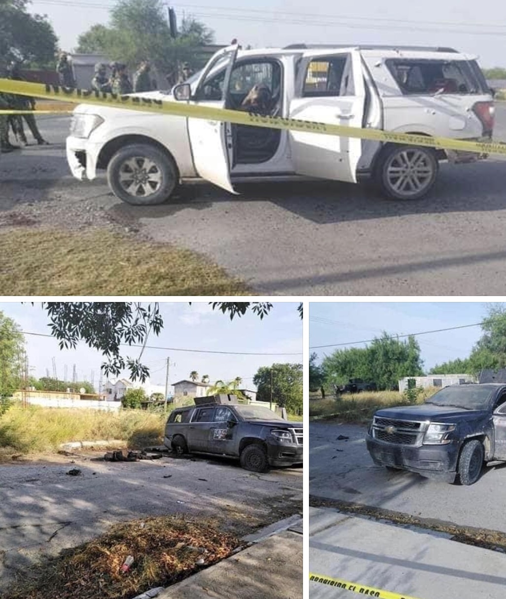 Sicarios del Cártel del Golfo en más de 10 camionetas atacaron a elementos del ejército quienes repelieron la agresión, abatieron a algunos y el resto huyó.