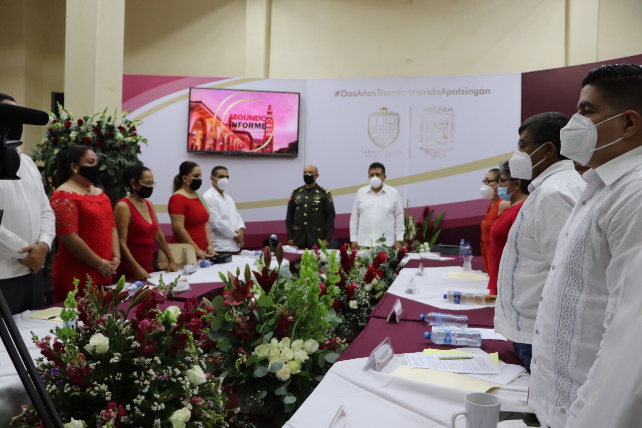 José Luis Cruz rinde su Segundo Informe de Gobierno