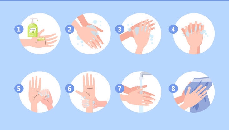 Medidas para evitar el Covid-19: lavado de manos y desinfección de áreas