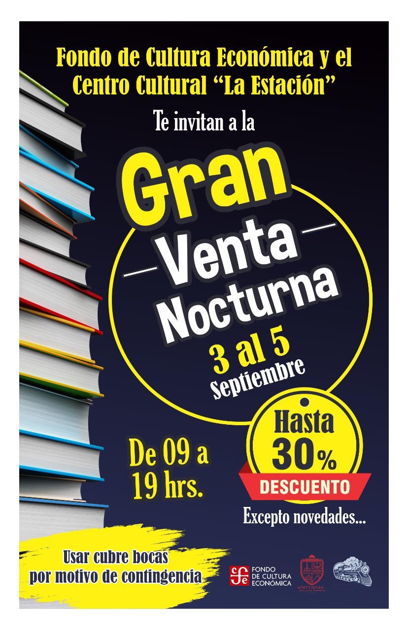 Hoy inicia la Gran Venta Nocturna del Fondo de Cultura Económica