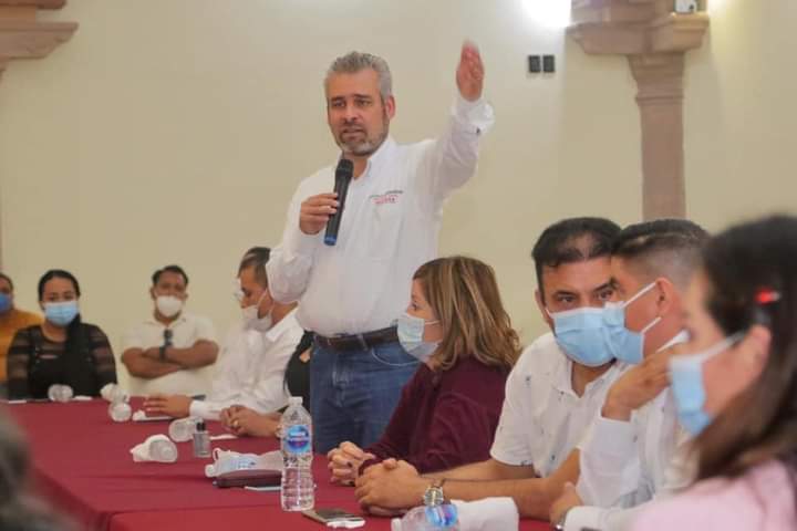 Con Morena vamos por un gobierno radicalmente distinto al de Silvano: Alfredo Ramírez