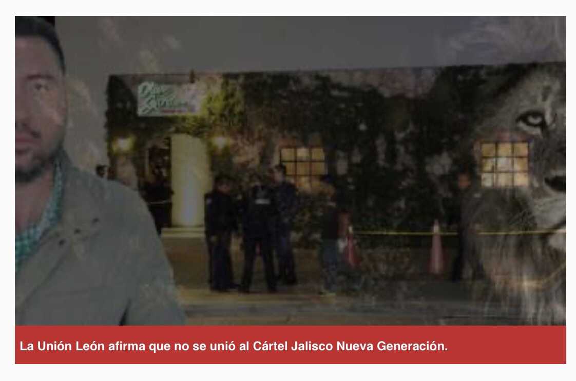 La Unión León, no se unió al CJNG