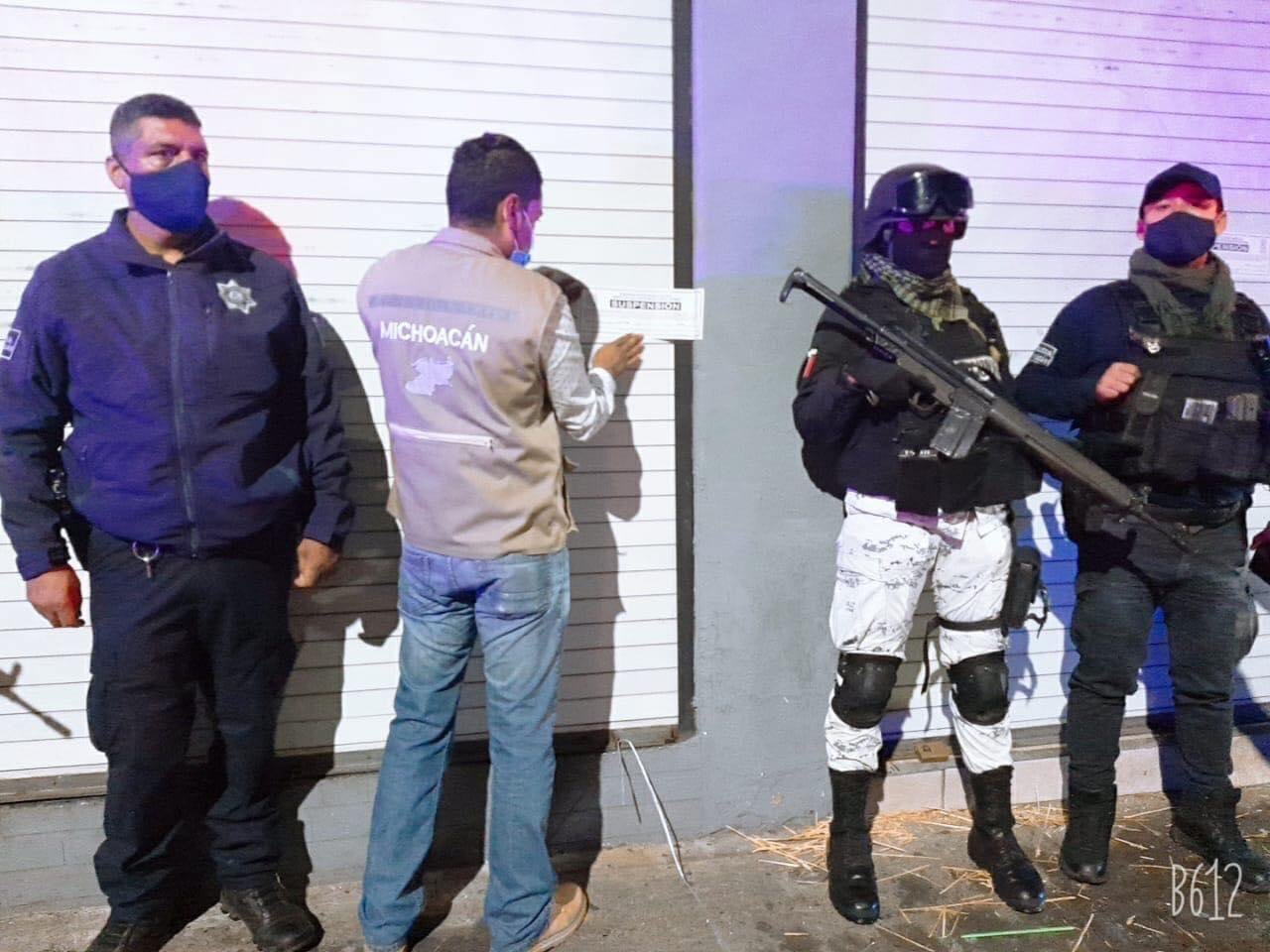 Suspende SSM 9 establecimientos en Morelia, Apatzingán y Múgica