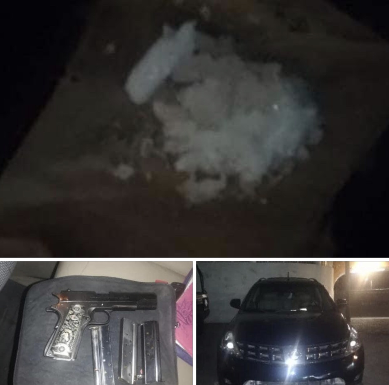 Detiene SSP a uno en posesión de arma de fuego, droga y vehículo blindado