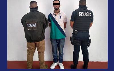 Policías de Zapopan detienen a sujeto buscado por homicidio en Estados Unidos