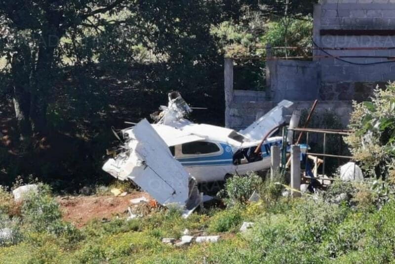 Captan PERSECUCIÓN aérea de la Sedena a AVIONETA, ésta se DESPLOMA; transportaba droga.