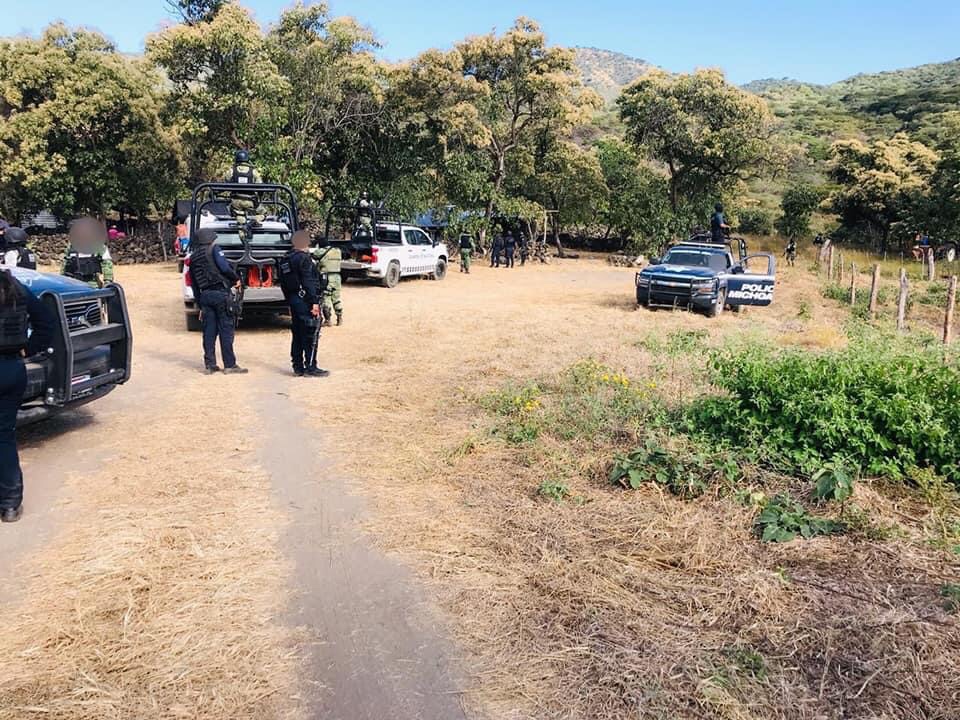 Mantienen SSP y GN acciones operativas en La Cuchilla, municipio de Buenavista