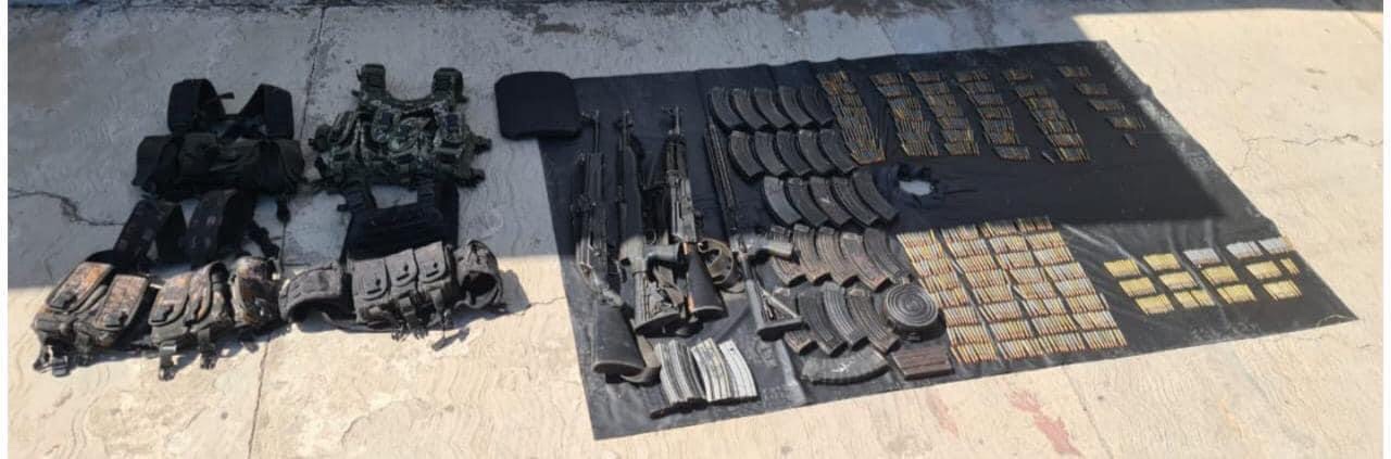 En Operación Conjunta Michoacán se detuvo a 4 personas en posesión de 4 armas y 975 cartuchos