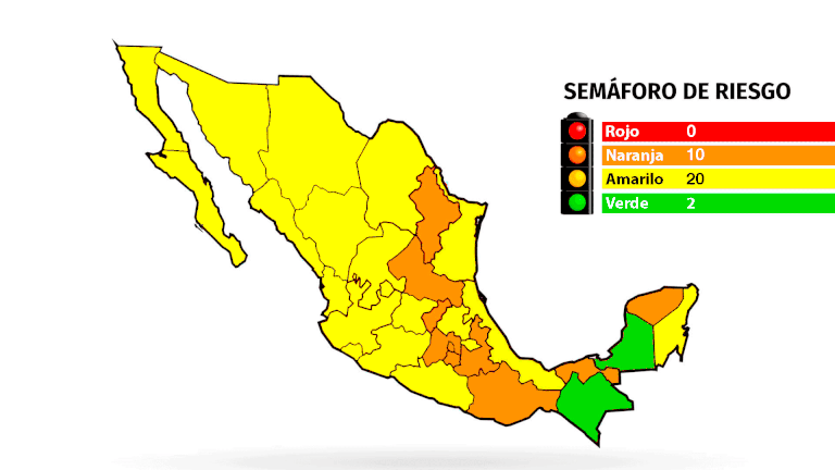 MAPA DEL CORONAVIRUS EN MÉXICO 2 DE MARZO: EL PAÍS SUPERÓ LAS 186,000 MUERTES Y OCHO ENTIDADES CONCENTRAN LA MAYOR CANTIDAD DE CASOS ACTIVOS