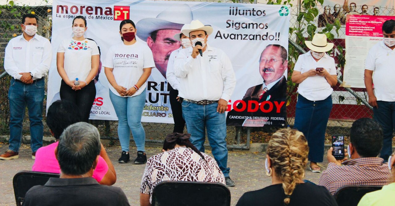 Uspero dará el triunfo a Huriel Bautista en Parácuaro votando por Morena