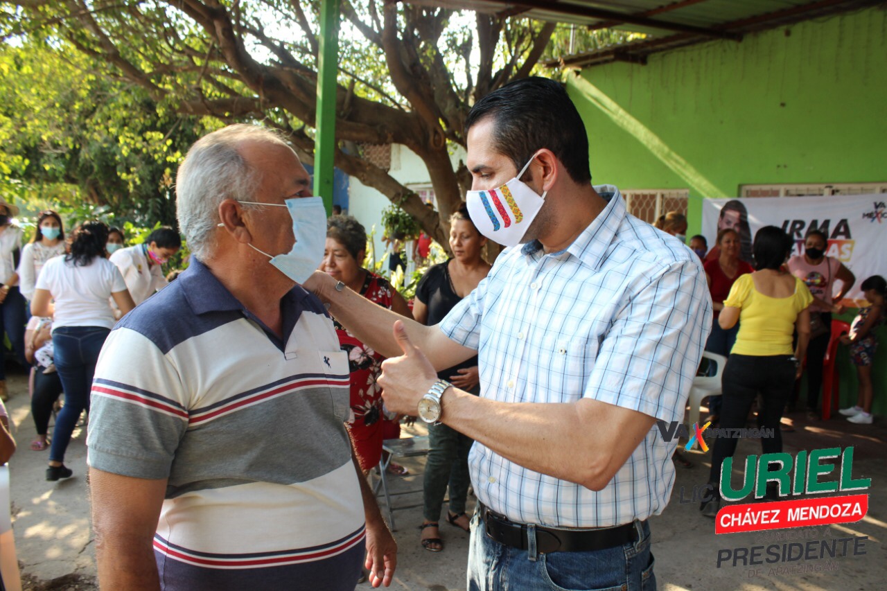 Diferencias son nuestra fuerza de unión, dijo Uriel Chávez en oficinas del PRD; luego visitó colonias