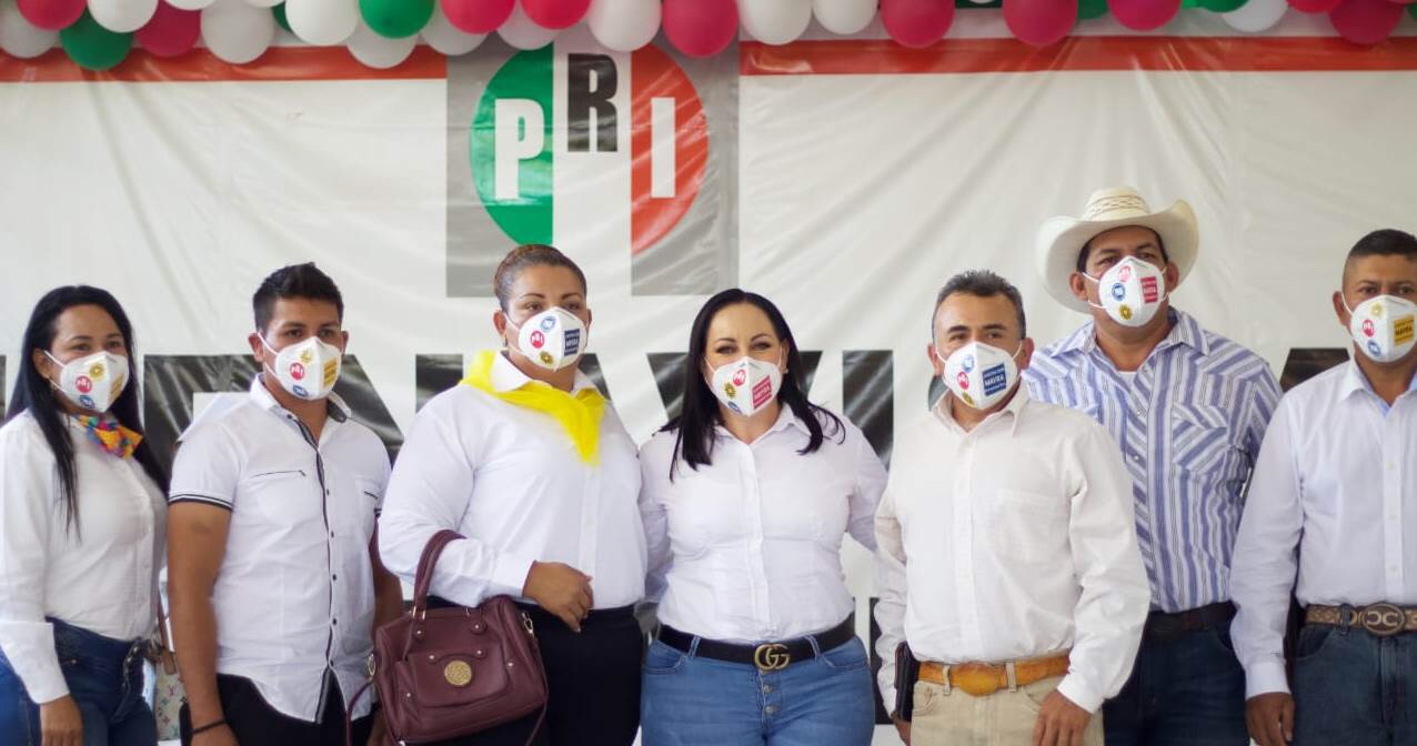 En Buenavista presentan planilla de PRI, PAN y PRD encabezada por Mayra Calderón