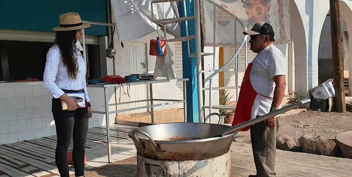 Irma Vargas candidata del Equipo Por Michoacán recibió el apoyo de la ciudadanía