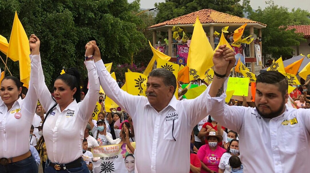 Iván Madero recibe apoyo total en Parácuaro