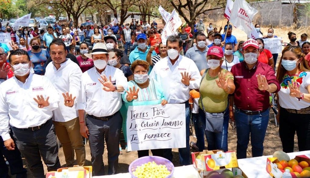Habitantes de diversas localidades anunciaron su apoyo y respaldo a Reyes Galindo