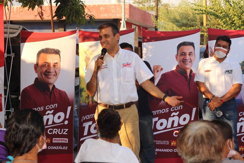 El próximo 06 de junio se seguirá Cimentando la transformación de la 4ta: Toño Cruz