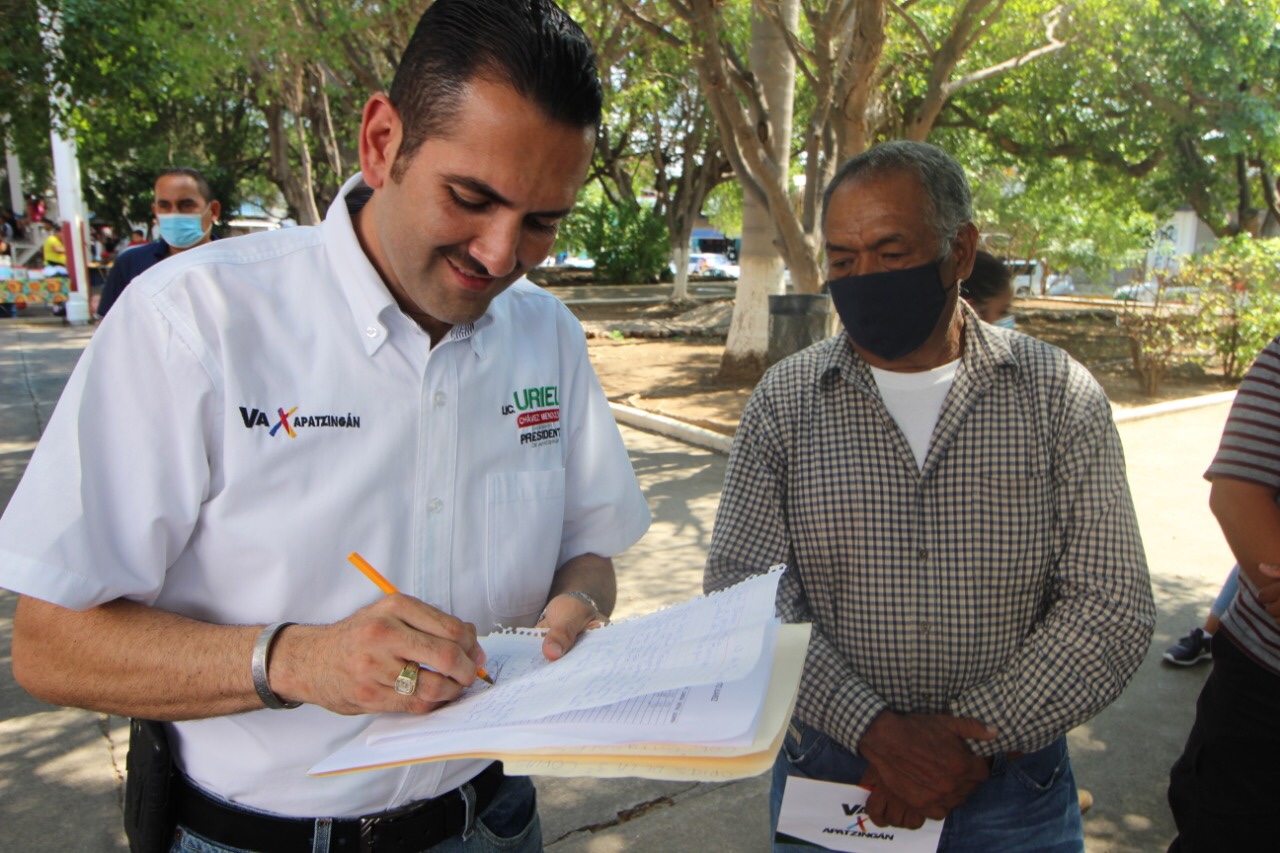Tenemos claro que la voluntad del candidato de la alianza “Va por Apatzingán” es servir al pueblo.
