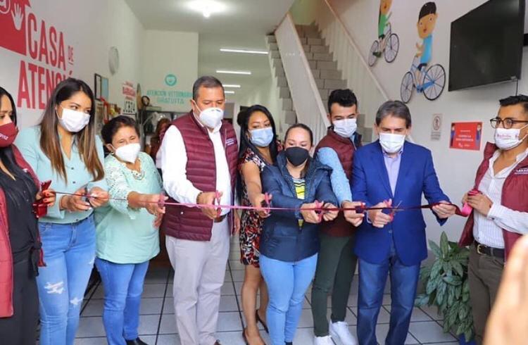 Inauguran Juan Carlos Barragán y Grisel Tello consultorio dental gratuito de la agrupación Mano a Mano