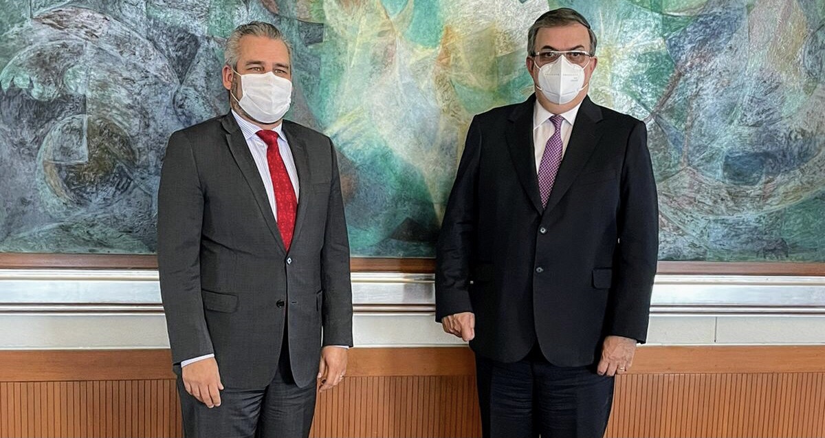 Bedolla y Ebrard acuerdan promover a Michoacán en el exterior