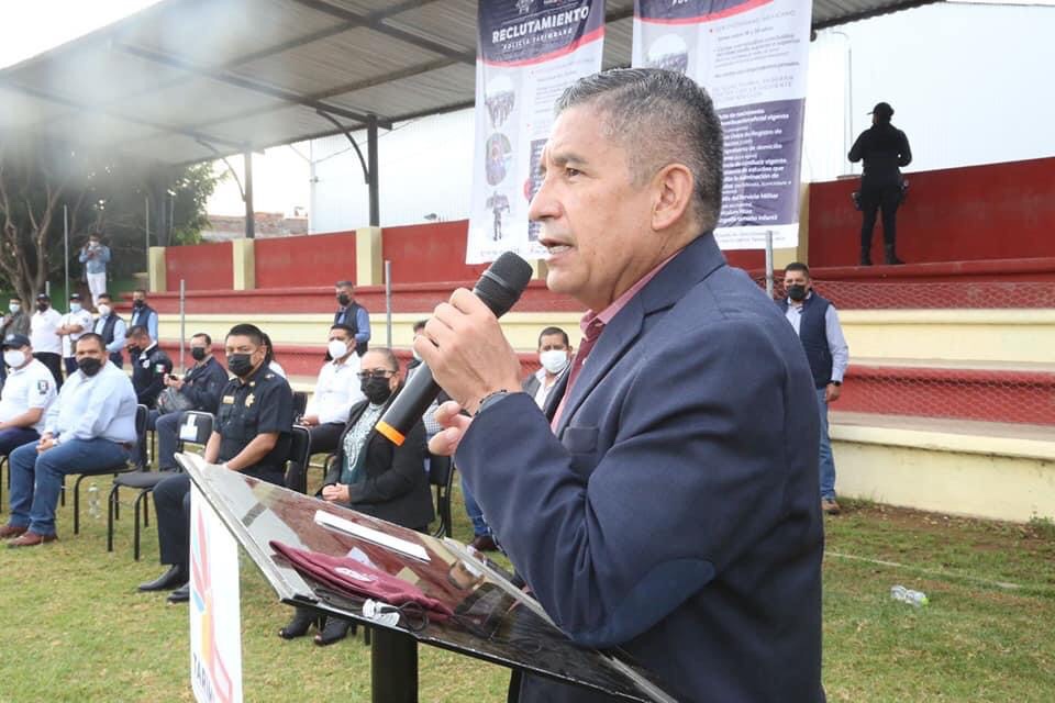 Secretario de SP da arranque de evaluación para aspirantes a la Policía de Tarímbaro