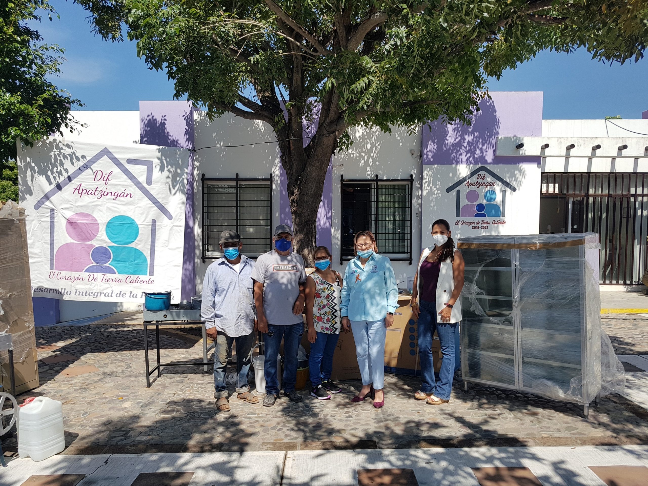 Entregan reequipamiento para talleres comunitarios de San José Nuevo.