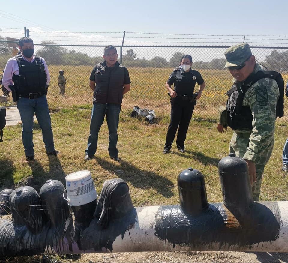 *Inhabilitan toma clandestina en operativo contra el huachicol, encabezado por Ortega Reyes *