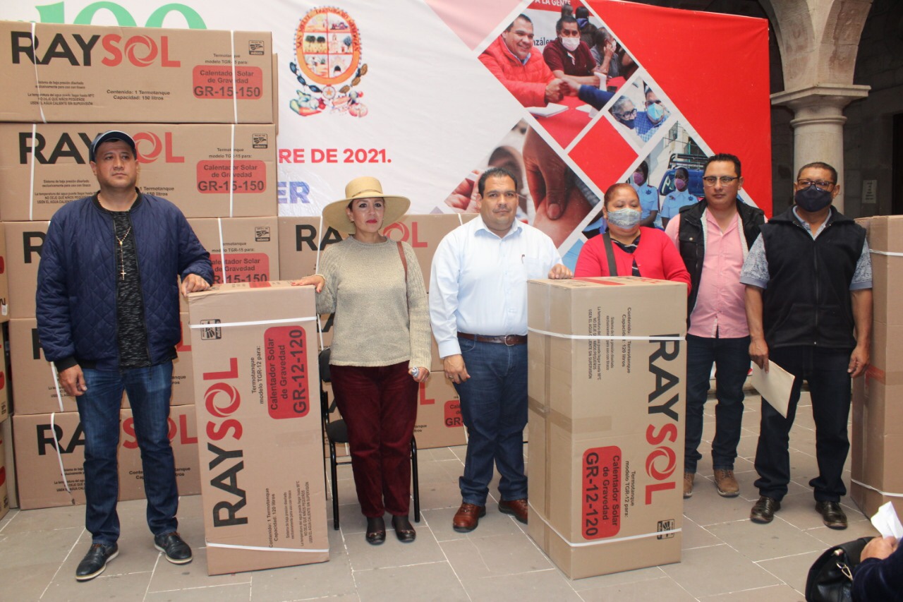 «Ahórrate el gas» otorga subsidio para calentadores solares en Tarímbaro