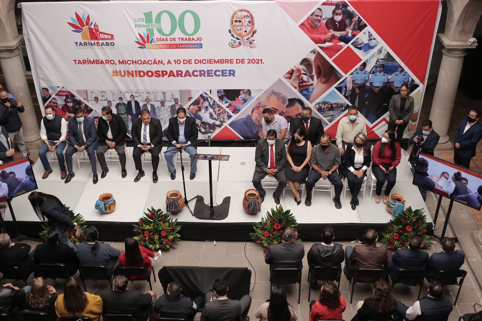 Tarímbaro presenta informe de sus primeros 100 días de gobierno
