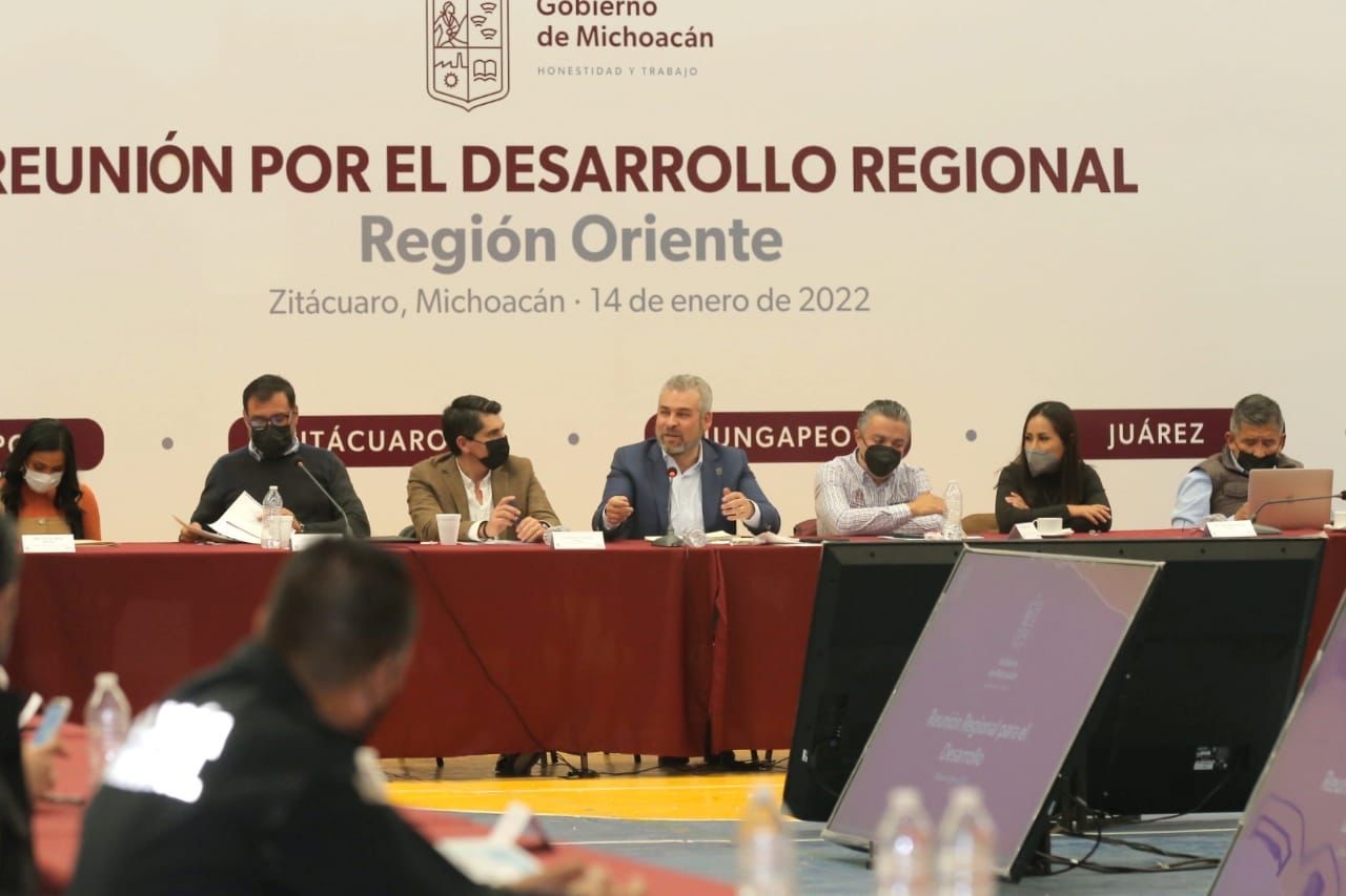 Para Región Oriente, más de 500 mdp proyectados para el desarrollo social y económico: Bedolla