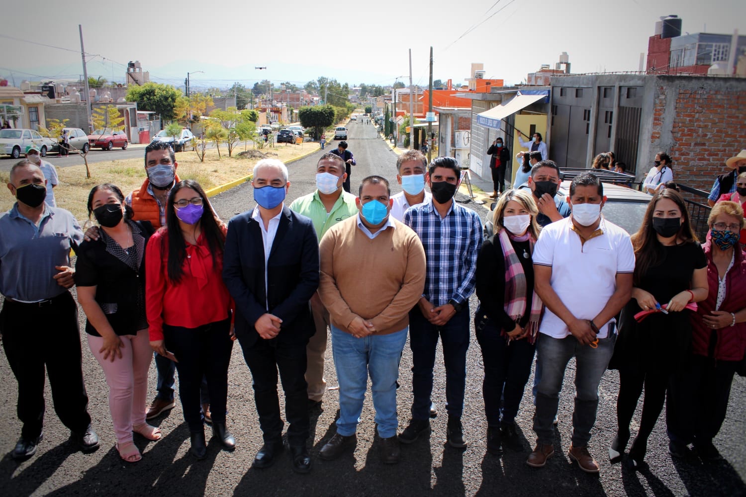 Rehabilitada la Av. México en Tarímbaro