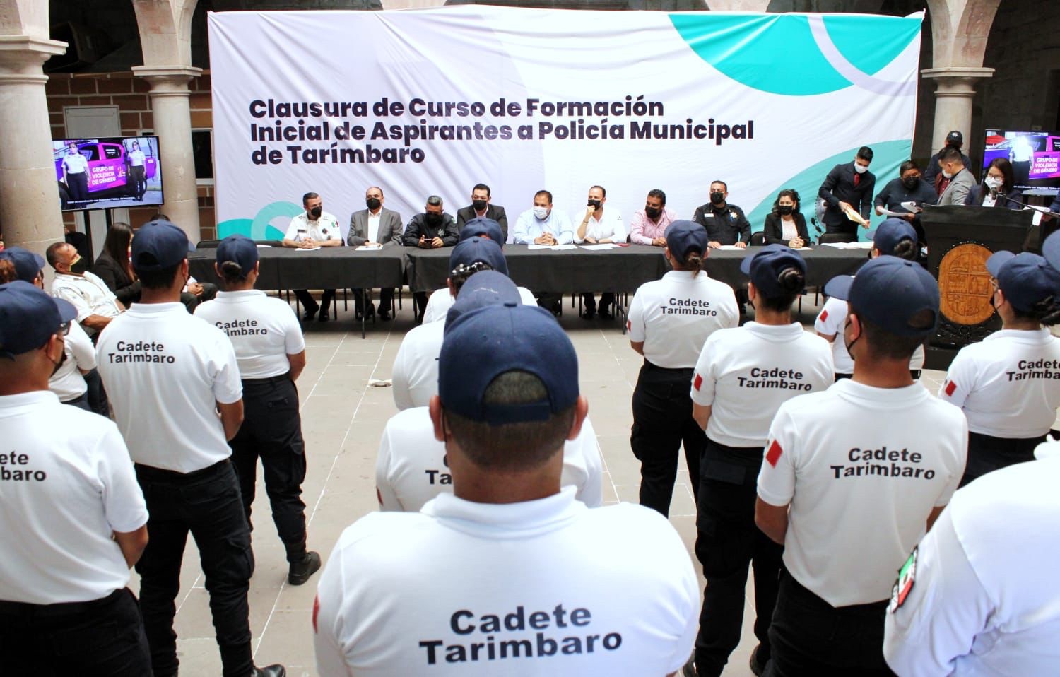 Se gradúa la primera generación de cadetes de la Policía Tarímbaro