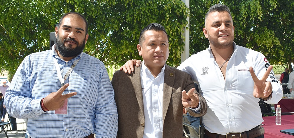 Entrega Alejandro Correa, petición para un cuartel de la Guardia Nacional en Zinapécuaro