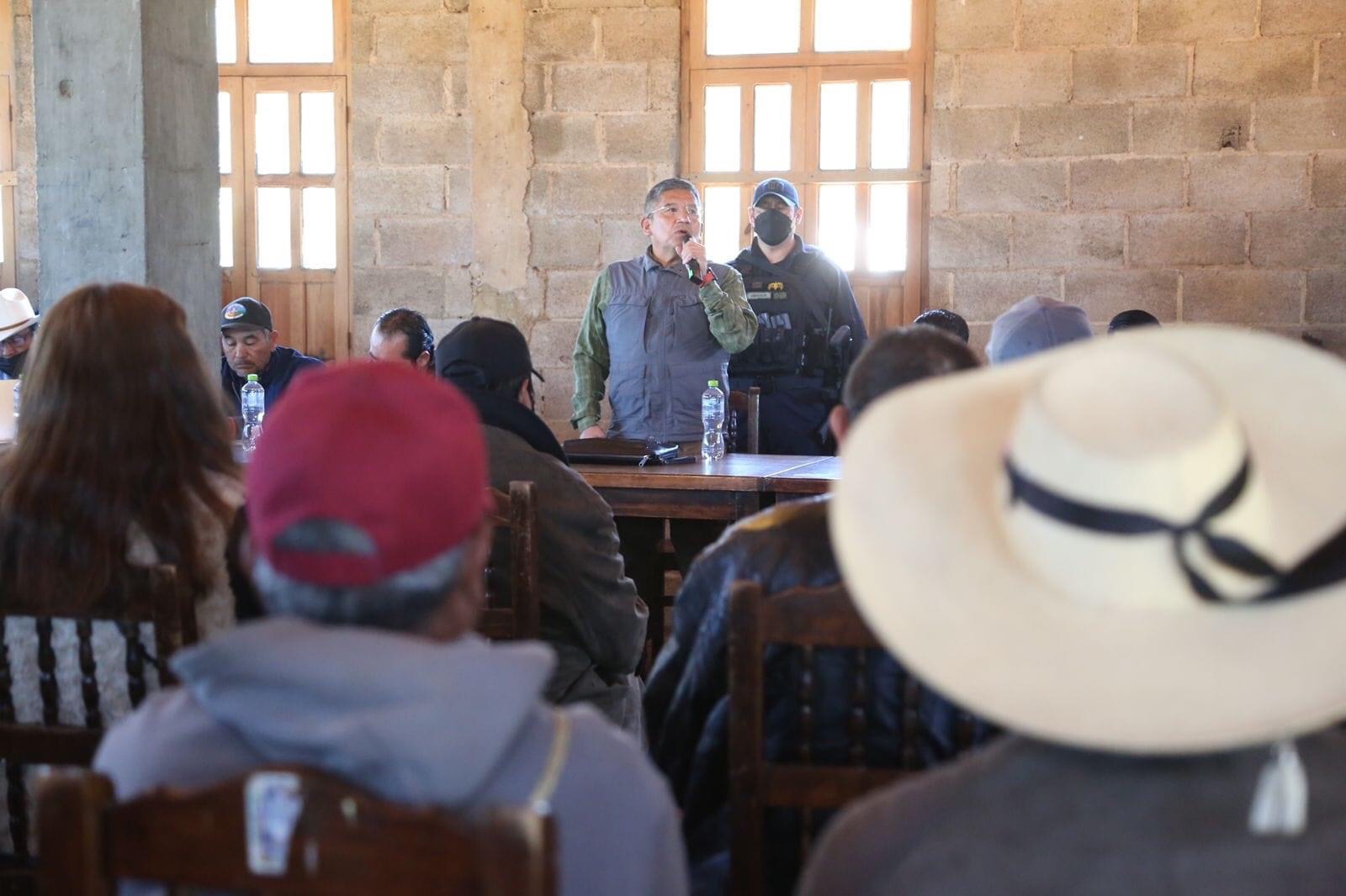 Mantiene SSP reuniones de seguridad con el Consejo Supremo Indígena