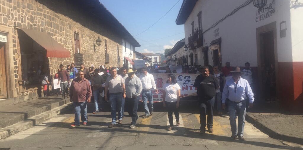 Reprueba Frente Cívico Social de la región Pátzcuaro violencia policial contra la CNTE