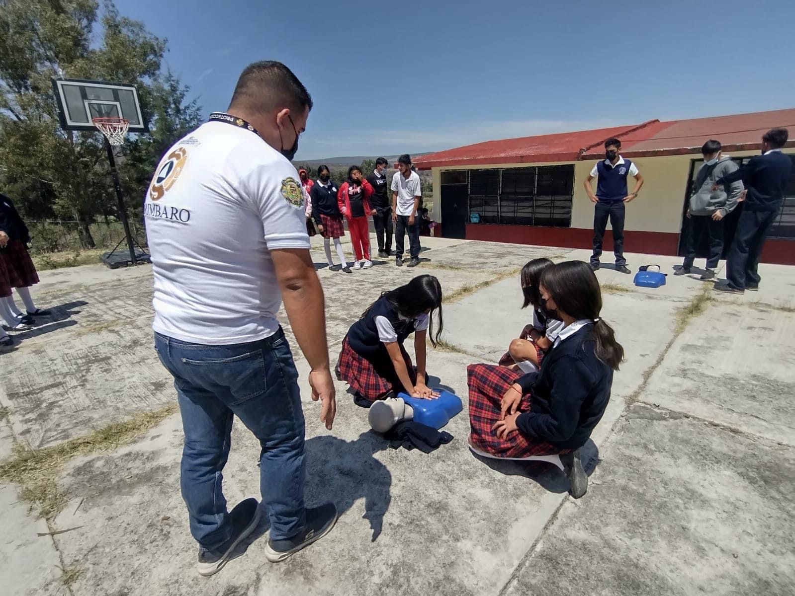 Brindará Gobierno de Tarímbaro capacitación en primeros auxilios a estudiantes