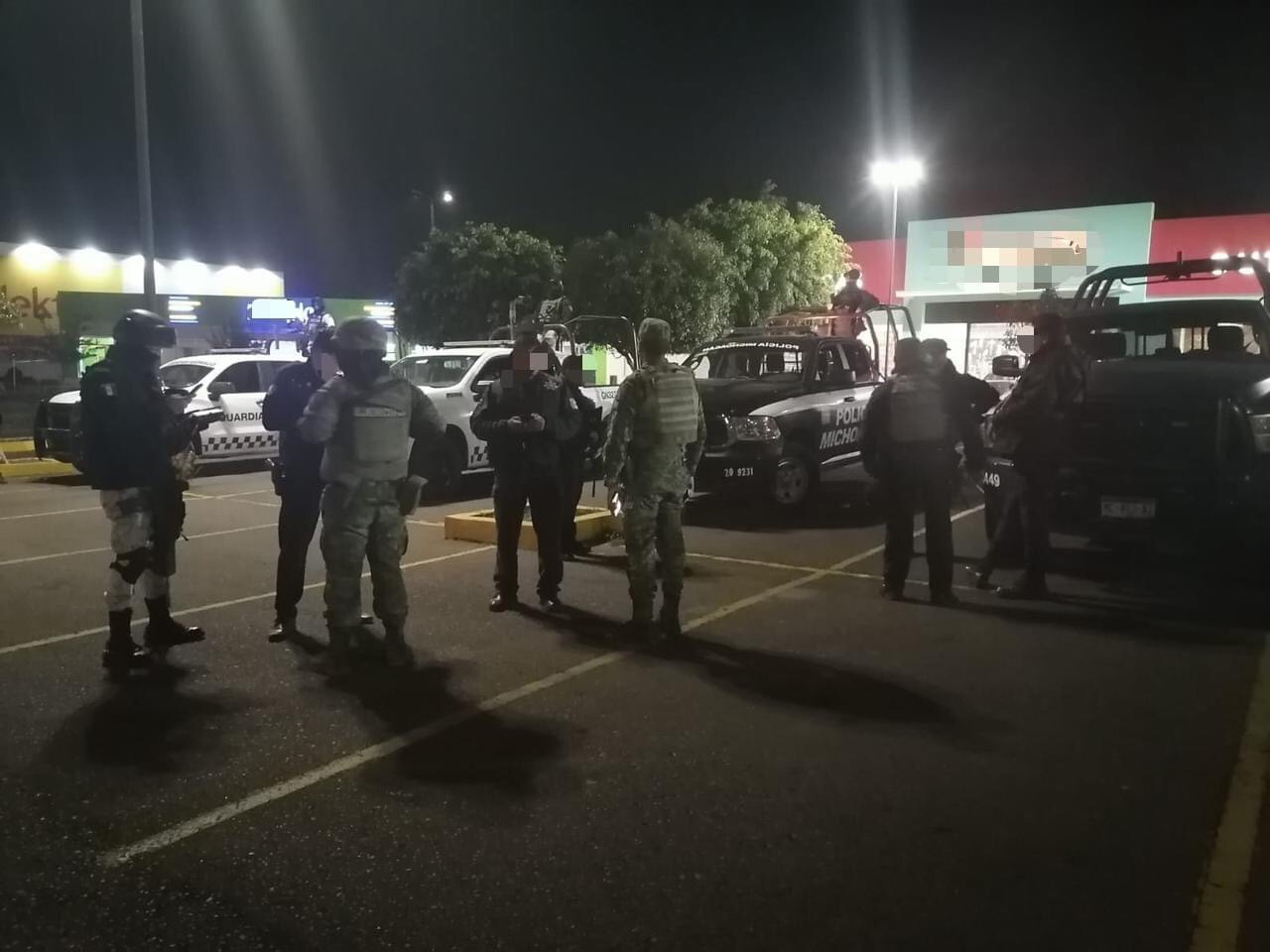 SSP, Sedena y GN refuerzan labores operativas, en Uruapan