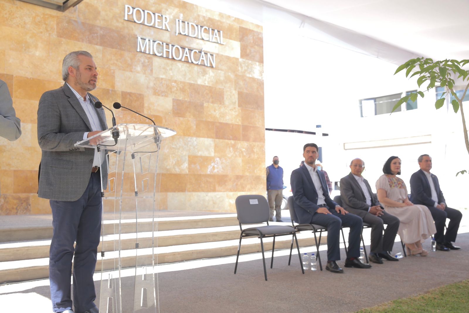 Inaugura Bedolla Ciudad Judicial en Sahuayo
