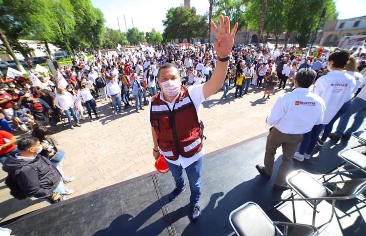 Morena, el partido con más aceptación en Morelia: Barragán