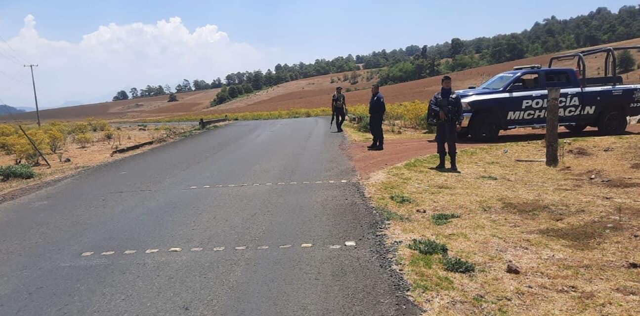 SSP mantiene operativo de vigilancia en Charapan