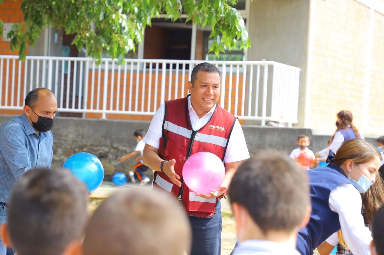 La niñez y docentes son prioritararios en la transformación de Villas del Pedregal: Barragán