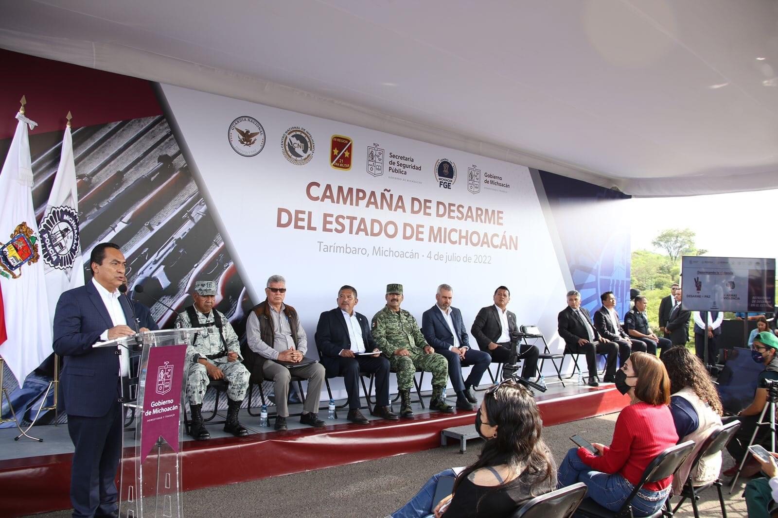 Coadyuvará Fiscalía General en la Campaña de Desarme en Michoacán: Adrián López Solís