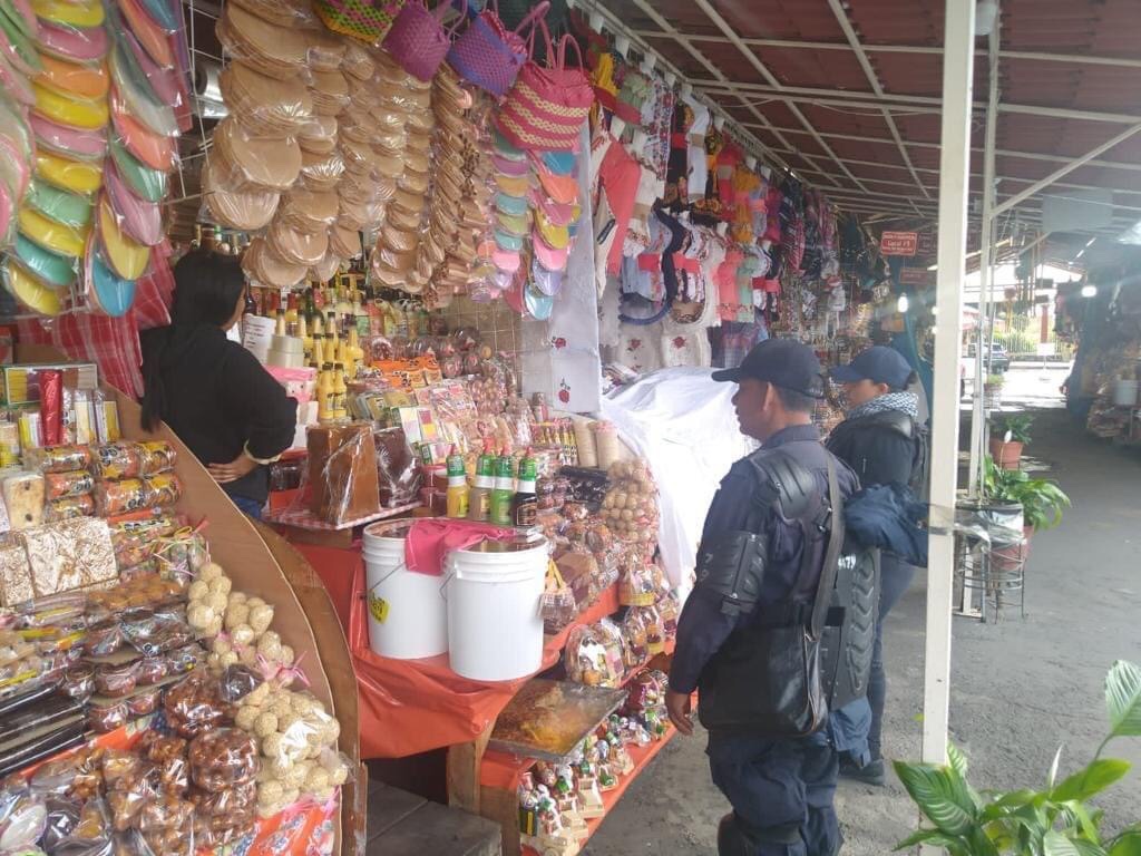 SSP brinda seguridad a locatarios y comercios de Nuevo San Juan