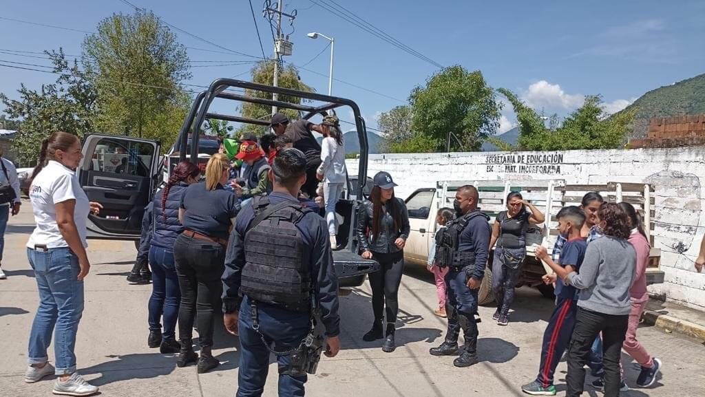 En pro de fomentar la prevención del delito, SSP lleva “Un día con tu Guardia Civil” a Tuxpan