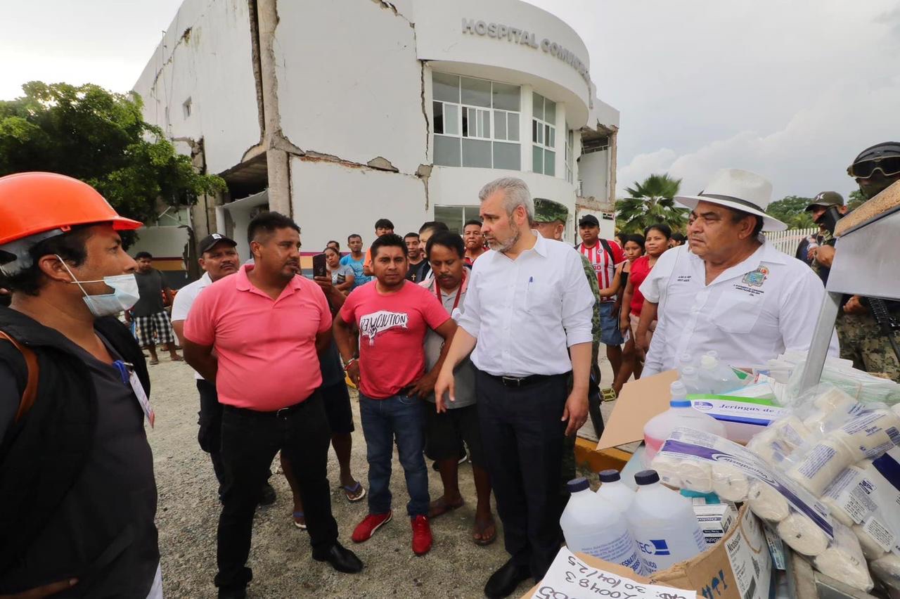 Con el apoyo de AMLO y Bedolla, Michoacán saldrá adelante del terremoto: Barragán